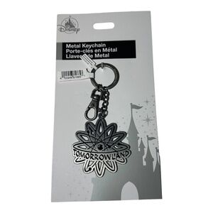 Disney Parks Retro Tomorrowland Metal Keychain
